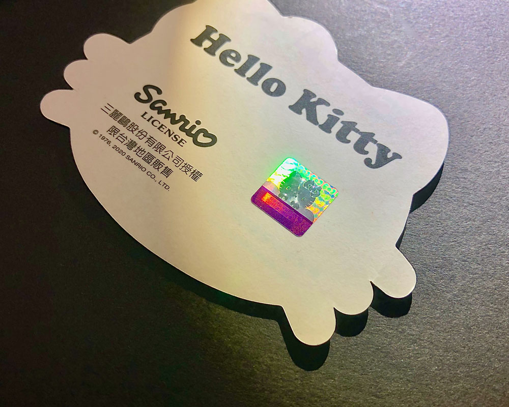 三麗鷗 Sanrio Hello Kitty 防偽標籤辨識3步驟1提報