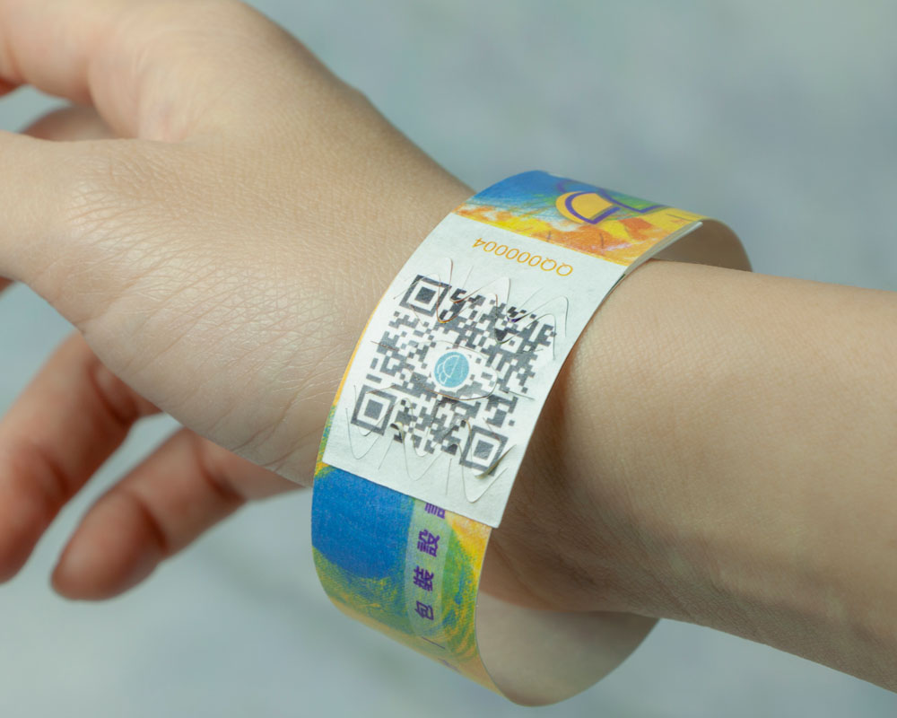 入場門票手環 | QR Code活動一次性手環 | 防水 | 撕不破 | 杜邦™紙