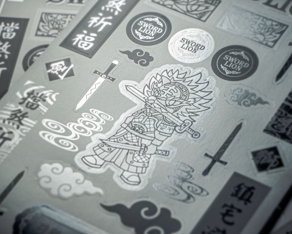 銀箔貼紙 | 金屬質感貼紙