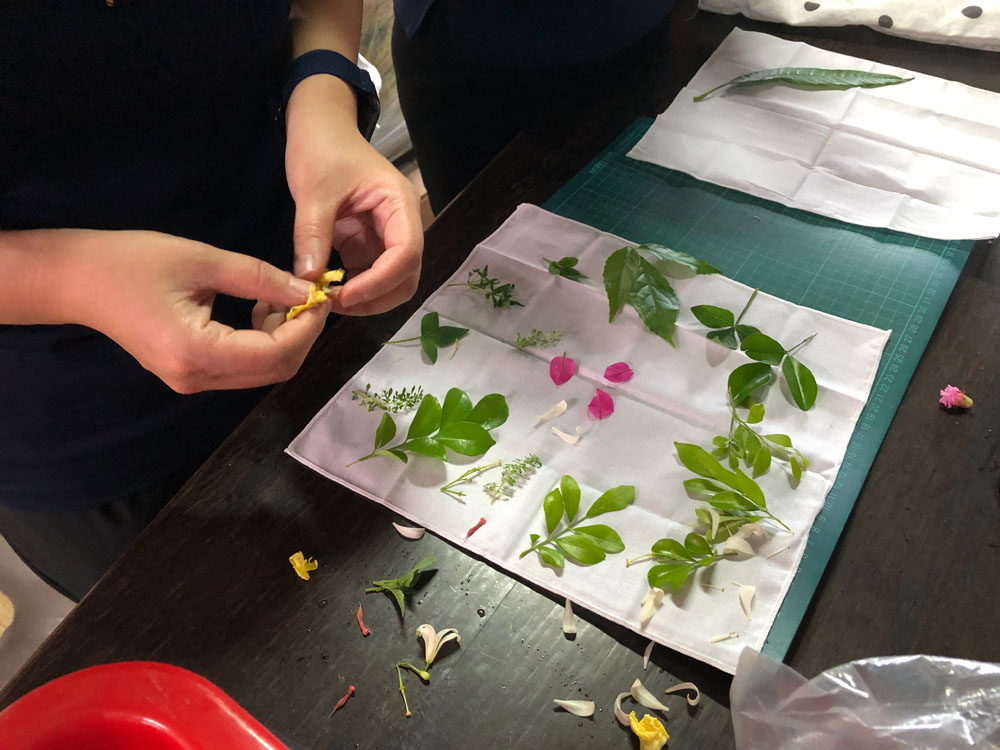 花草槌染拓印藝術 | 學習型組織完形計畫 | 企業學思達演練